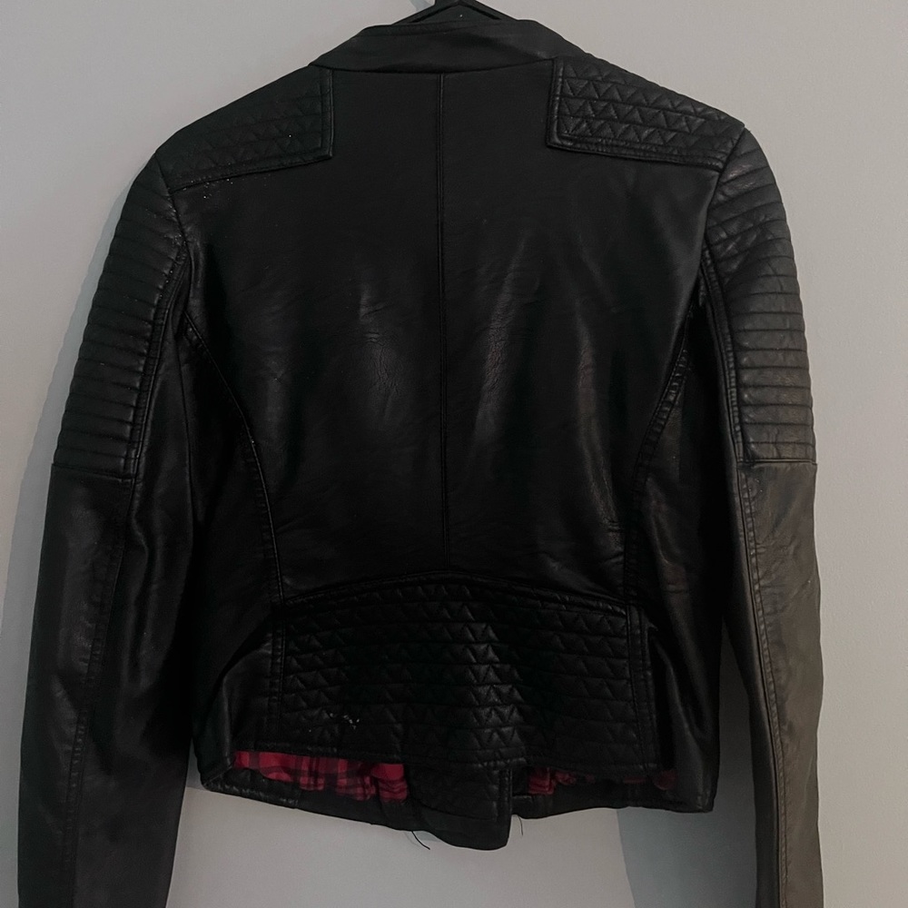 Black pleather jacket